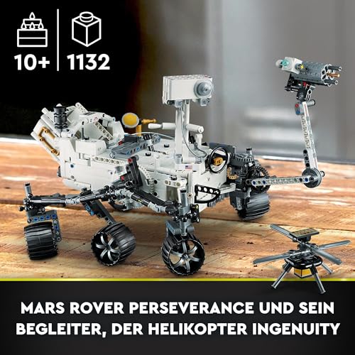 LEGO 42158 Technic NASA Mars-Rover Perserverance Weltraum Spielzeug Set mit AR-App, Wissenschafts-Spielzeug zum Bauen für Mädchen und Jungen ab 10 Jahren - 3