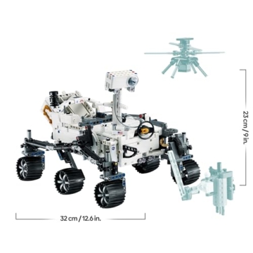 LEGO 42158 Technic NASA Mars-Rover Perserverance Weltraum Spielzeug Set mit AR-App, Wissenschafts-Spielzeug zum Bauen für Mädchen und Jungen ab 10 Jahren - 8