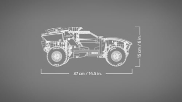 LEGO 42160 Technic Audi RS Q e-tron, ferngesteuertes Rallye-Auto-Spielzeug, Dakar-Rallye-Geländewagen, App-gesteuerter RC mit Control+, Geschenk für Jungen, Mädchen und Fans ab 10 Jahren zum Bauen - 7
