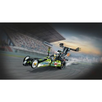 LEGO 43103 Technic Dragster Rennauto und Hot Road, 2in1 Set, Rennwagen für Kinder ab 7 Jahre, Spielzeugauto, Fahrzeuge zum Sammeln - 2