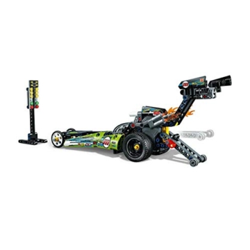 LEGO 43103 Technic Dragster Rennauto und Hot Road, 2in1 Set, Rennwagen für Kinder ab 7 Jahre, Spielzeugauto, Fahrzeuge zum Sammeln - 6