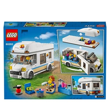 LEGO 60283 City Starke Fahrzeuge Ferien-Wohnmobil Spielzeug, Spielzeugauto Campingbus, Lernspielzeug, Geschenk für Jungen und Mädchen mit Minifiguren - 8