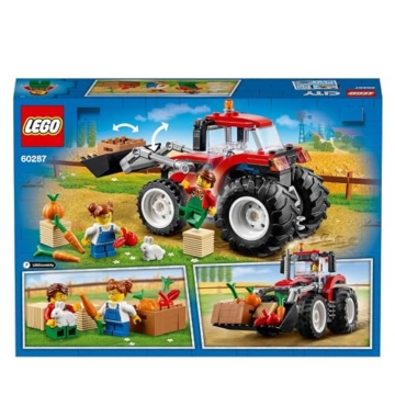 LEGO 60287 City Traktor Spielzeug, Bauernhof Set mit Minifiguren und Tierfiguren, toll als Geschenk für Jungen und Mädchen ab 5 Jahren - 8