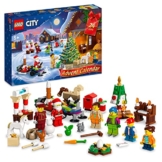 LEGO 60352 City Adventskalender 2022 Weihnachtsspielzeug mit Weihnachtsmann-Minifigur und festlicher Spielmatte, frühzeitiges Geschenk zu Weihnachten für Kinder - 1