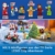 LEGO 60352 City Adventskalender 2022 Weihnachtsspielzeug mit Weihnachtsmann-Minifigur und festlicher Spielmatte, frühzeitiges Geschenk zu Weihnachten für Kinder - 4