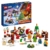 LEGO 60352 City Adventskalender 2022 Weihnachtsspielzeug mit Weihnachtsmann-Minifigur und festlicher Spielmatte, frühzeitiges Geschenk zu Weihnachten für Kinder - 1