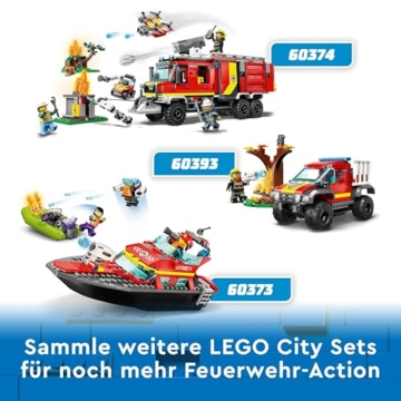 LEGO 60374 City Einsatzleitwagen der Feuerwehr, modernes Feuerwehrauto-Spielzeug mit Löschdrohnen, mit Figuren für Kinder - 7