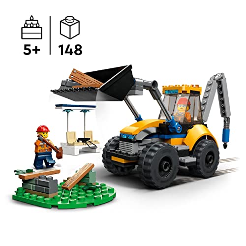 LEGO 60385 City Radlader Baufahrzeug, Bagger-Spielzeug für Kinder als Lernspielzeug mit Minifiguren, Baufahrzeug-Geschenk zum Geburtstag ab 5 Jahren - 3