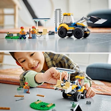 LEGO 60385 City Radlader Baufahrzeug, Bagger-Spielzeug für Kinder als Lernspielzeug mit Minifiguren, Baufahrzeug-Geschenk zum Geburtstag ab 5 Jahren - 8