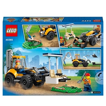 LEGO 60385 City Radlader Baufahrzeug, Bagger-Spielzeug für Kinder als Lernspielzeug mit Minifiguren, Baufahrzeug-Geschenk zum Geburtstag ab 5 Jahren - 9