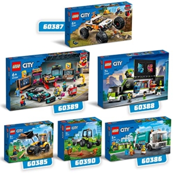 LEGO 60390 City Kleintraktor, Spielzeug-Traktor mit Anhänger, Fahrzeug zum Bauernhof-Set mit Gärtner-Minifigur & Tierfigur, Konstruktionsspielzeug ab 5 Jahren - 5