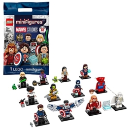 LEGO 71031 Minifiguren Marvel Studios Superhelden Bauspielzeug 1/12 Sammelfiguren kreative Geschenkidee für Jungen und Mädchen ab 5 Jahren - 1