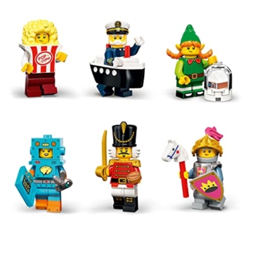 LEGO 71036 Minifiguren Serie 23 - 6er Pack, Limitierte Auflage 2022, Überraschungstüte mit 6 zufällig ausgewählten Minifiguren von 12 - 4