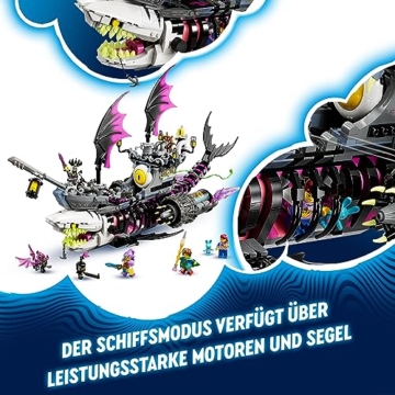LEGO 71469 DREAMZzz Albtraum-Haischiff