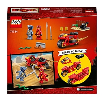 LEGO 71734 NINJAGO Kais Feuer-Bike, Motorrad Spielzeug Set ab 4 Jahre mit Figuren - 10