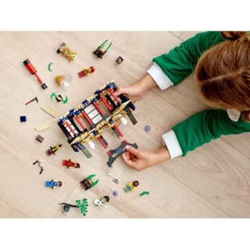 LEGO 71735 NINJAGO Turnier der Elemente Tempel Bauset mit Kampfarena und sammelbarer Figur des Goldenen Ninja Lloyd, 6-99 Jahre - 12