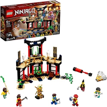 LEGO 71735 NINJAGO Turnier der Elemente Tempel Bauset mit Kampfarena und sammelbarer Figur des Goldenen Ninja Lloyd, 6-99 Jahre - 1