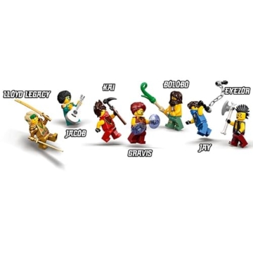 LEGO 71735 NINJAGO Turnier der Elemente Tempel Bauset mit Kampfarena und sammelbarer Figur des Goldenen Ninja Lloyd, 6-99 Jahre - 5