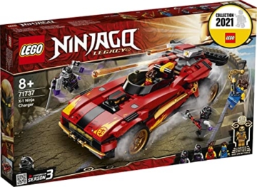 LEGO 71737 NINJAGO Legacy X-1 Ninja Superauto und Motorrad mit Cole als goldene Minifigur - 3