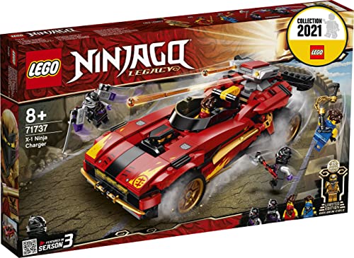 LEGO 71737 NINJAGO Legacy X-1 Ninja Superauto und Motorrad mit Cole als goldene Minifigur - 3
