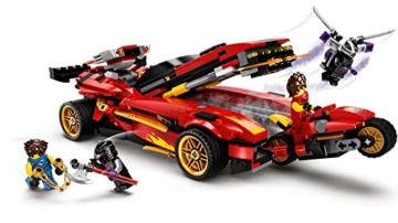 LEGO 71737 NINJAGO Legacy X-1 Ninja Superauto und Motorrad mit Cole als goldene Minifigur - 4
