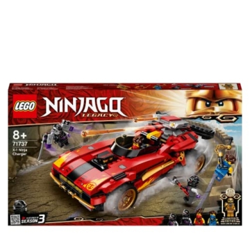 LEGO 71737 NINJAGO Legacy X-1 Ninja Superauto und Motorrad mit Cole als goldene Minifigur - 7