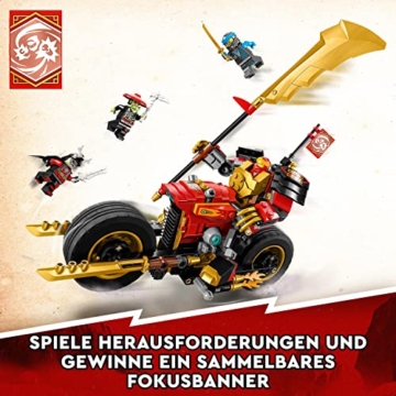 LEGO 71783 NINJAGO Kais Mech-Bike EVO, Aufrüstbares Ninja-Motorrad Spielzeug mit 2 Minifiguren – Kai und einem Skelett-Krieger für Kinder ab 7 Jahren - 5