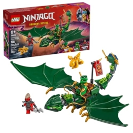 LEGO 71829 NINJAGO Lloyds grüner Walddrache – Drachen-Spielset mit beweglicher Figur & 3 Minifiguren, Ninja Bauset, Geschenkidee für Kinder ab 6 Jahren - 1