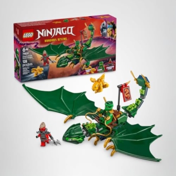 LEGO 71829 NINJAGO Lloyds grüner Walddrache – Drachen-Spielset mit beweglicher Figur & 3 Minifiguren, Ninja Bauset, Geschenkidee für Kinder ab 6 Jahren - 8