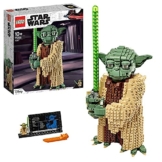 LEGO 75255 Star Wars Yoda Bauset, Sammlermodell mit Displayständer, Angriff der Klonkrieger Kollektion - 1