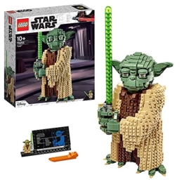 Lego 75255 Star Wars Yoda Bauset, Sammlermodell mit Displayständer, Angriff der Klonkrieger Kollektion - 1