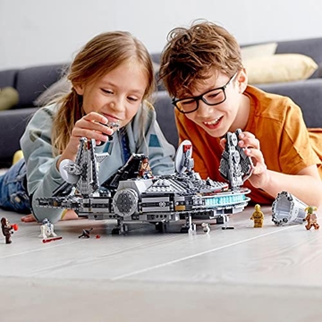 Lego 75257 Star Wars Millennium Falcon Raumschiff Bauset mit Finn, Chewbacca, Lando Calrissian, Boolio, C-3PO, R2-D2 und D-O, Der Aufstieg Skywalkers Kollektion - 15