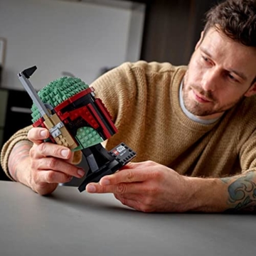 LEGO 75277 Star Wars Boba Fett Helm, Schaustück, Bauset zum Sammeln für Erwachsene, Geschenksidee für erfahrene Baumeister - 6