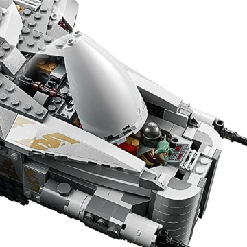 LEGO 75292 Star Wars Der Mandalorianer – Razor Crest, mit Baby Yoda