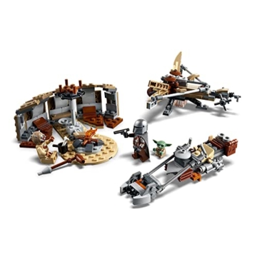 LEGO 75299 Star Wars: The Mandalorian Ärger auf Tatooine Bauset mit Baby Yoda das Kind Figur, Staffel 2, Spielset - 2