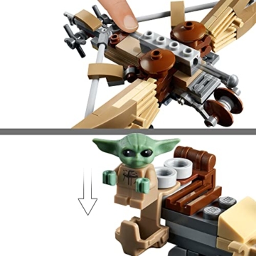 LEGO 75299 Star Wars: The Mandalorian Ärger auf Tatooine Bauset mit Baby Yoda das Kind Figur, Staffel 2, Spielset - 4