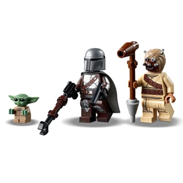 LEGO 75299 Star Wars: The Mandalorian Ärger auf Tatooine Bauset mit Baby Yoda das Kind Figur, Staffel 2, Spielset - 5