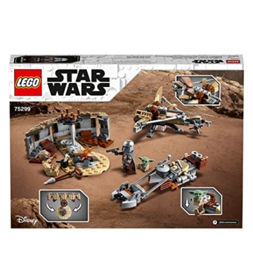 LEGO 75299 Star Wars: The Mandalorian Ärger auf Tatooine Bauset mit Baby Yoda das Kind Figur, Staffel 2, Spielset - 9