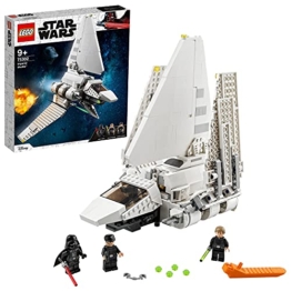 LEGO 75302 Star Wars Imperial Shuttle Bauset mit Luke Skywalker mit Lichtschwert und Darth Vader Minifiguren - 1