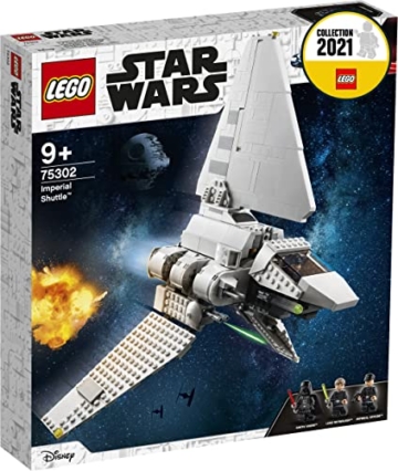 LEGO 75302 Star Wars Imperial Shuttle Bauset mit Luke Skywalker mit Lichtschwert und Darth Vader Minifiguren - 3