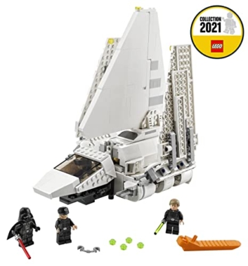 LEGO 75302 Star Wars Imperial Shuttle Bauset mit Luke Skywalker mit Lichtschwert und Darth Vader Minifiguren - 6