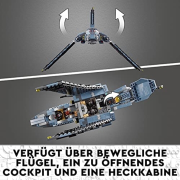 LEGO 75314 Star Wars Angriffsshuttle aus The Bad Batch, Bauset für Kinder ab 9 Jahren mit 5 Klon-Minifiguren und Gonk-Droiden - 4
