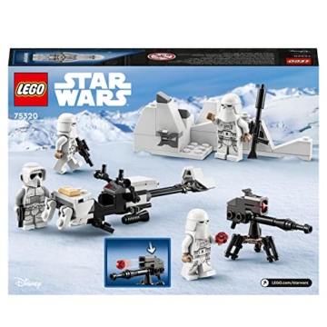 LEGO 75320 Star Wars Snowtrooper Battle Pack mit 4 Figuren
