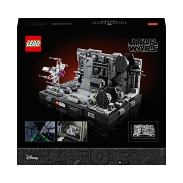 LEGO 75329 Star Wars Death Star Trench Run Diorama mit Luke Skywalkers X-Wing