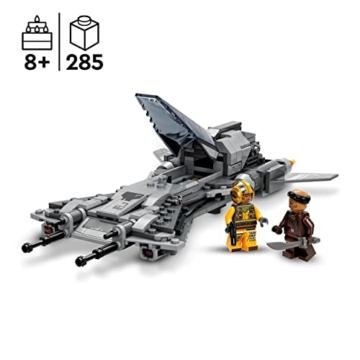 LEGO 75346 Star Wars Snubfighter der Piraten Set, The Mandalorian Staffel 3 Spielzeug zum Bauen mit Starfighter Modell, Pilot und Vane Minifiguren, Sammelstück Geschenk für Kinder - 2