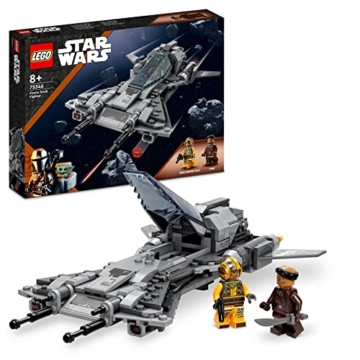LEGO 75346 Star Wars Snubfighter der Piraten Set, The Mandalorian Staffel 3 Spielzeug zum Bauen mit Starfighter Modell, Pilot und Vane Minifiguren, Sammelstück Geschenk für Kinder - 1