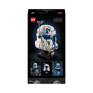 LEGO 75349 Star Wars Captain Rex Helm Set, The Clone Wars Modell Sammlerstück für Erwachsene, 2023 Serie, Erinnerungsstück und Geschenk-Idee