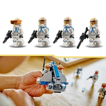 LEGO 75359 Star Wars Ahsokas Clone Trooper der 332. Kompanie – Battle Pack, The Clone Wars Spielzeug-Set mit Speeder-Fahrzeug inkl. Shootern und Minifiguren, kleine Geschenkidee für Kinder ab 6 Jahren - 4