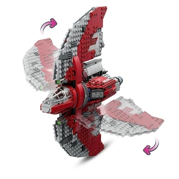 LEGO 75362 Star Wars Ahsoka Tanos T-6 Jedi Shuttle Set Flügel