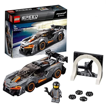 Lego 75892 Speed Champions McLaren Senna Rennwagen, Bauset mit Rennfahrer-Minifigur, Forza Horizon 4 Erweiterungsset - 1